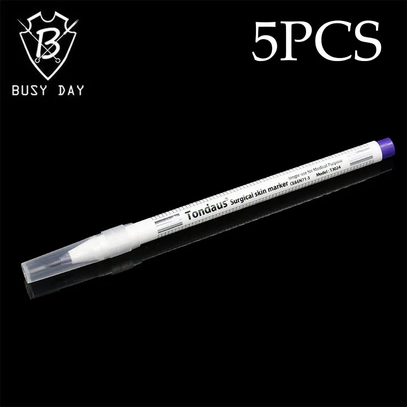 5pcs Surgical Skin Marker eyebrow skin marker pen tattoo skin marker