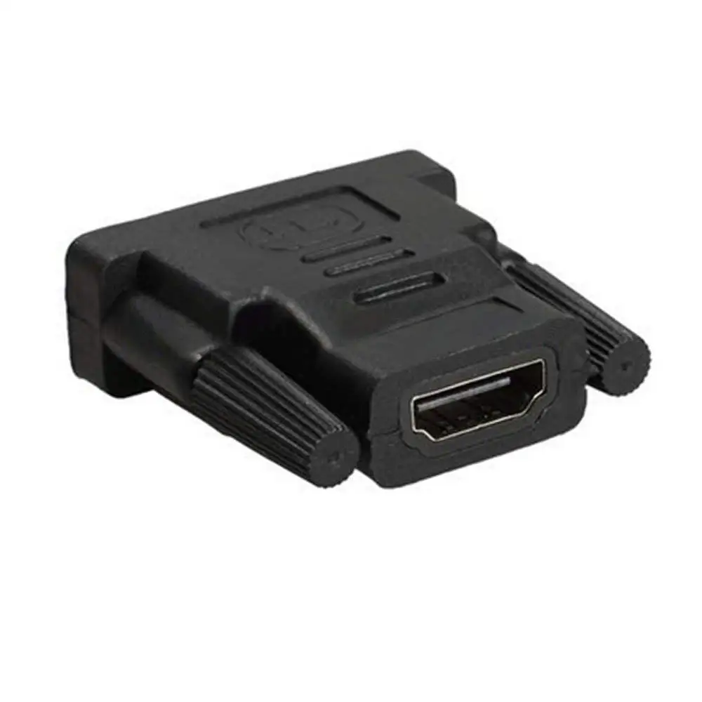 100 шт./лот позолоченный DVI 24 + 1 к HDMI папа женскому 1080P HDTV конвертер адаптер для ПК ТВ