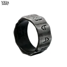 2017 New Classic Assassins Retro Style Steel Ring Stainless Steel Templar Amulet Rings Game Creed Rope Chain Fashion Jewelry Men