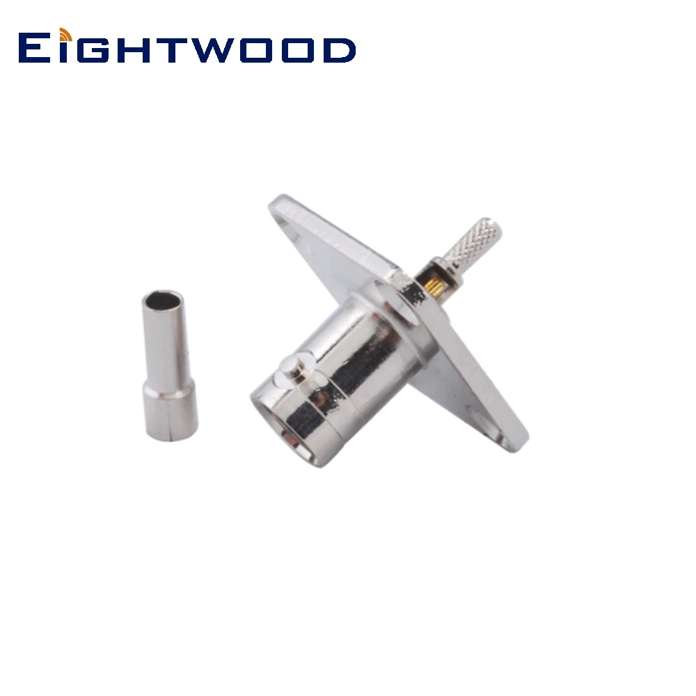 Eightwood 5 шт. BNC Гнездовой панельный кронштейн RF коаксиальный соединитель Адаптер