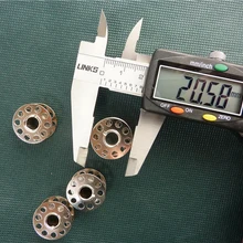 Внутренний Вышивание машина бобины, металлические катушки, 100 шт./лот, с высоты 11.7 мм& od 20.58 мм, для певицы, брата, juki