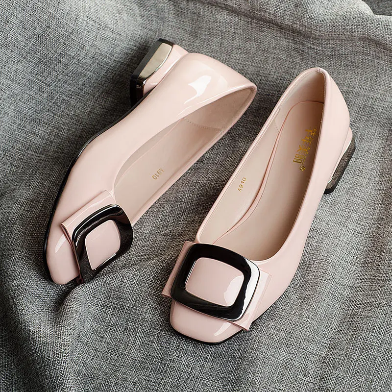 Spring Autumn Flats Women Shoes Ladies Flat Shoes Shallow Woman Casual Shoe Slip on Sapato Zapatos Mujer Women Flats Suqare Toe