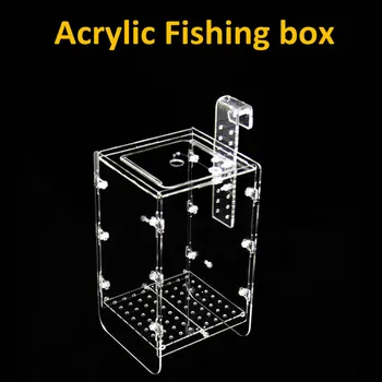 

Rope design Acrylic Fishing box trap box for safe catch fish