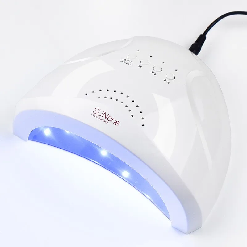 Kaufen 48W UV Lampe Nagellack Trockner 30 LEDs Licht 5S 30S 60S Trocknen Fingernagel   Kappe nagel Gel Aushärtung Nail art Trockner Maniküre für Sunone