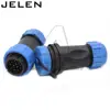 SP2110/P12-S12,12 pin waterproof connector Male+Female, LED 12-pin connector, outdoor cable connector plug socket ► Photo 2/6