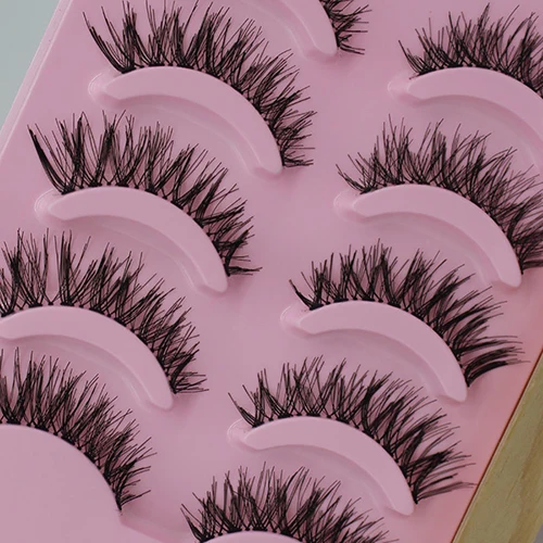 

5 Pairs Long Thick Cross Makeup Beauty False Eyelashes Eye Lashes Extension