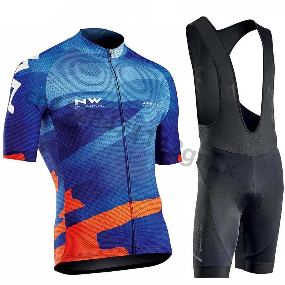 Northwave NW Cycling Jersey Set Summer Short Sleeve triathlon Bicycle Cycling Clothing Breathable New Ropa Ciclismo Maillot - Цвет: 14