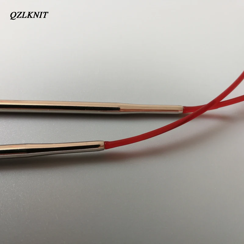 QZLKNIT 80 см/60 см высококачественная нейлоновая трубка круглые спицы для вязания
