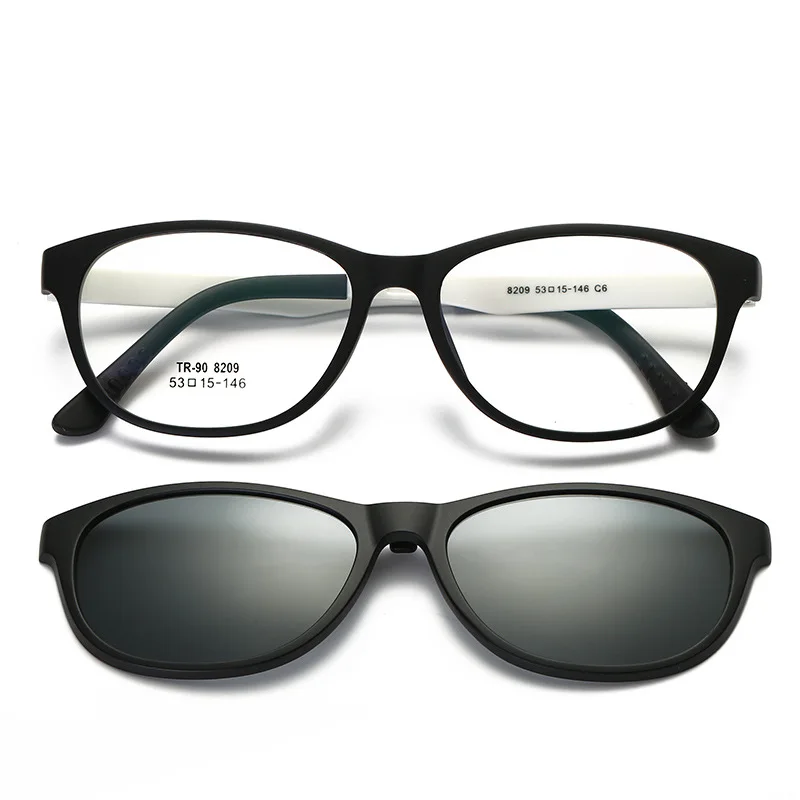 

Polarized Magnetic Clip On Men Myopia Glasses Lightest Wommen Eyeglasses Frame Man Sunglasses Magnet Clip Spectacles Night Vison