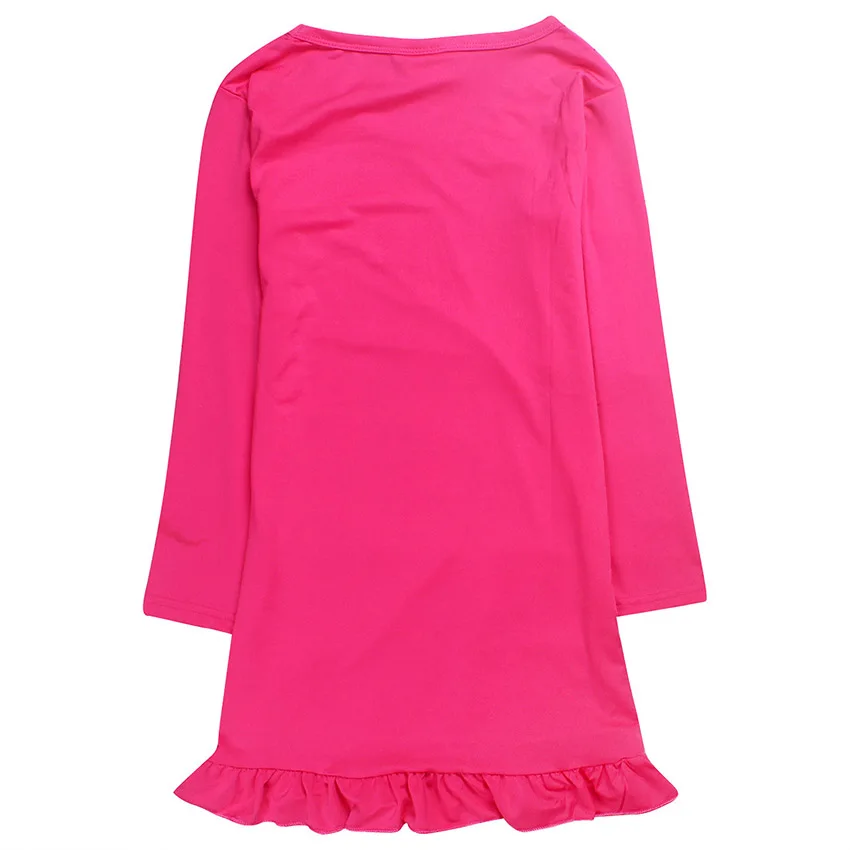 

Descendants Printed Princess Girls Long Sleeve Dresses Winter Children Christmas Dress Kids Nightgown Girl Party Trolls Clothing