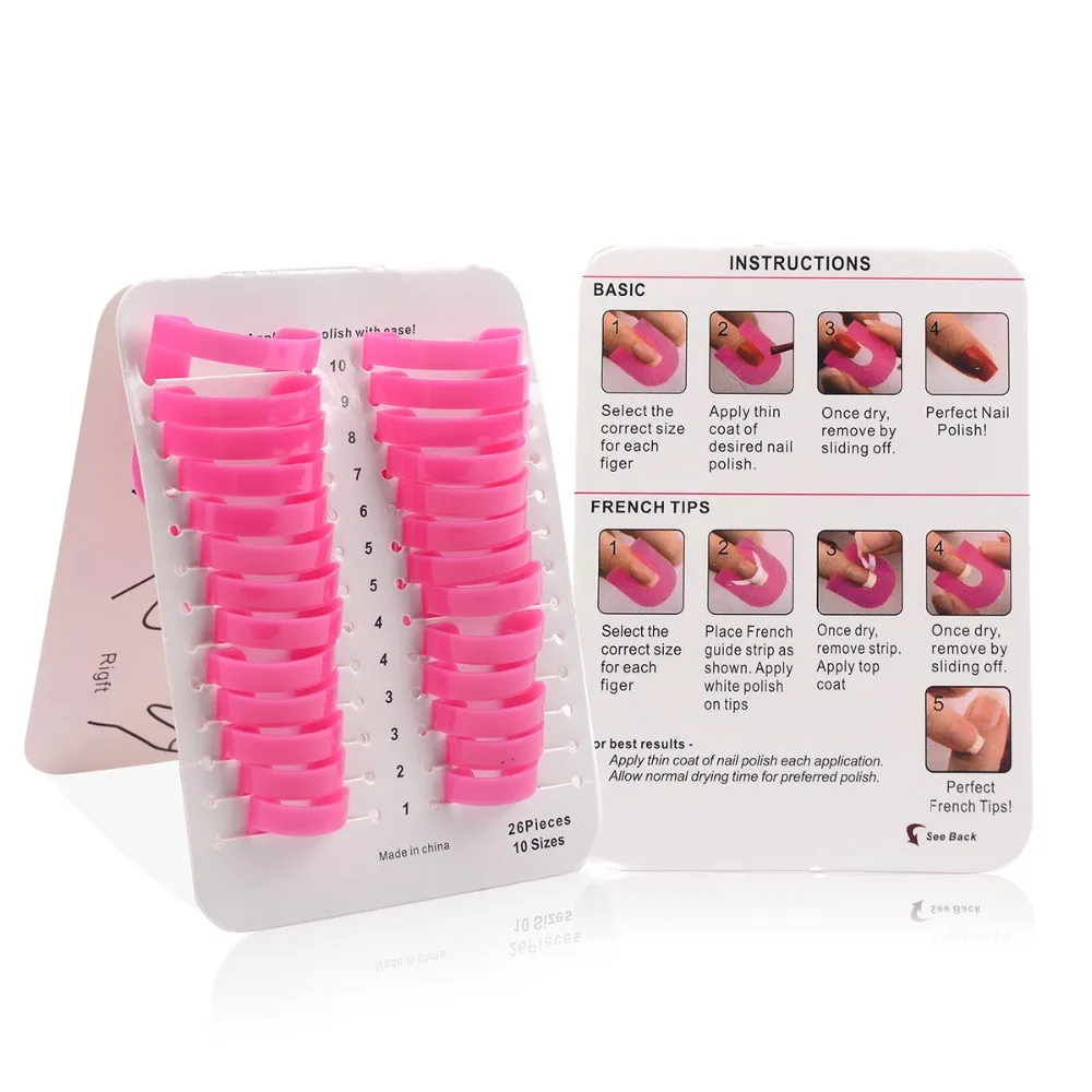26-Pcs-lot-Nail-Polish-Edge-Anti-Flooding-Plastic-Template-Clip-Manicure-Tools-Set- (4)