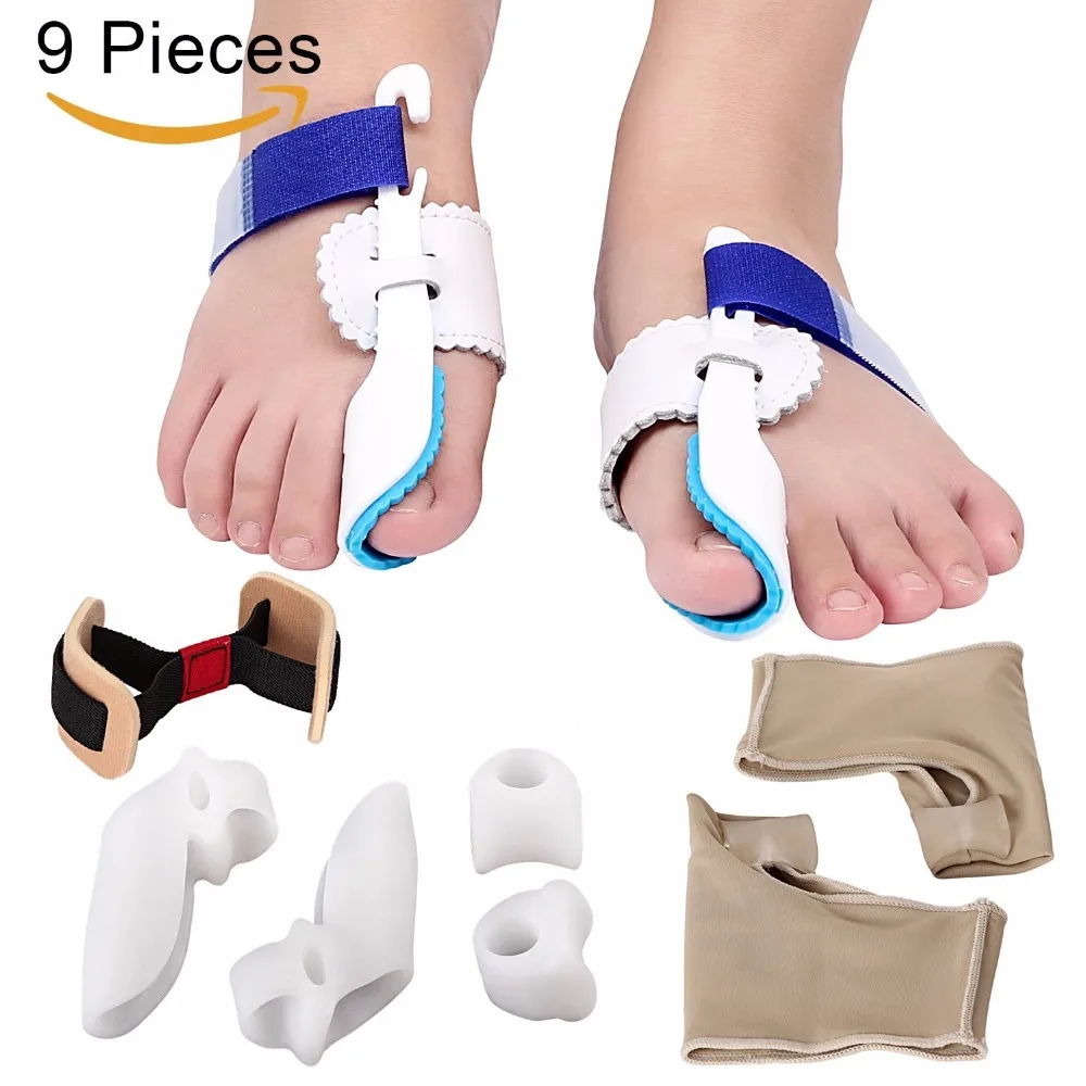 MAKARTT 9 in 1 Bunion Corrector & Bunion Relief Kit Treat Pain in