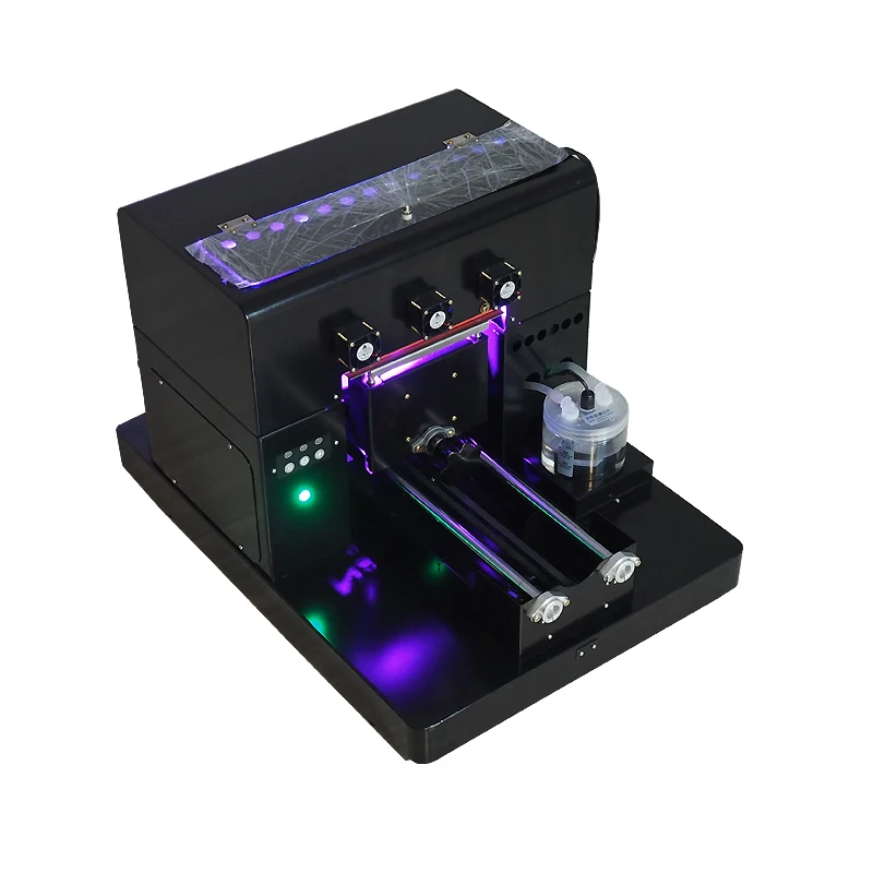 Best Offers Supper Quality with best service A4 size UV printer Ball pen , Golf ball T shirt All-in -one LED UV printing machine