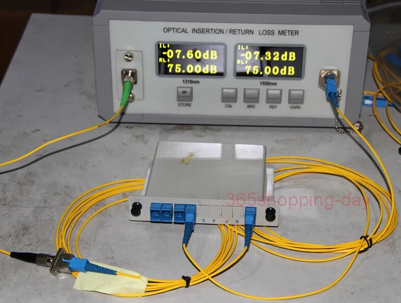 elegiant cable tester SC/UPC 1*4 Module PLC Fiber Optical Splitter SC/FC/ST/LC Connector PLC Splitter SC/UPC network repair tool kit