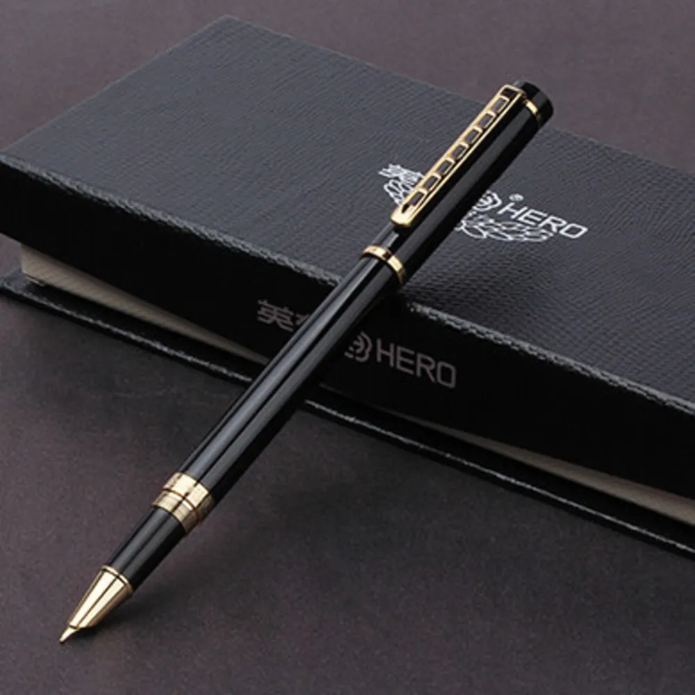 Hero Man Luxury Gift fountain ink Pen nib Box Business High Quality Stationery Office School