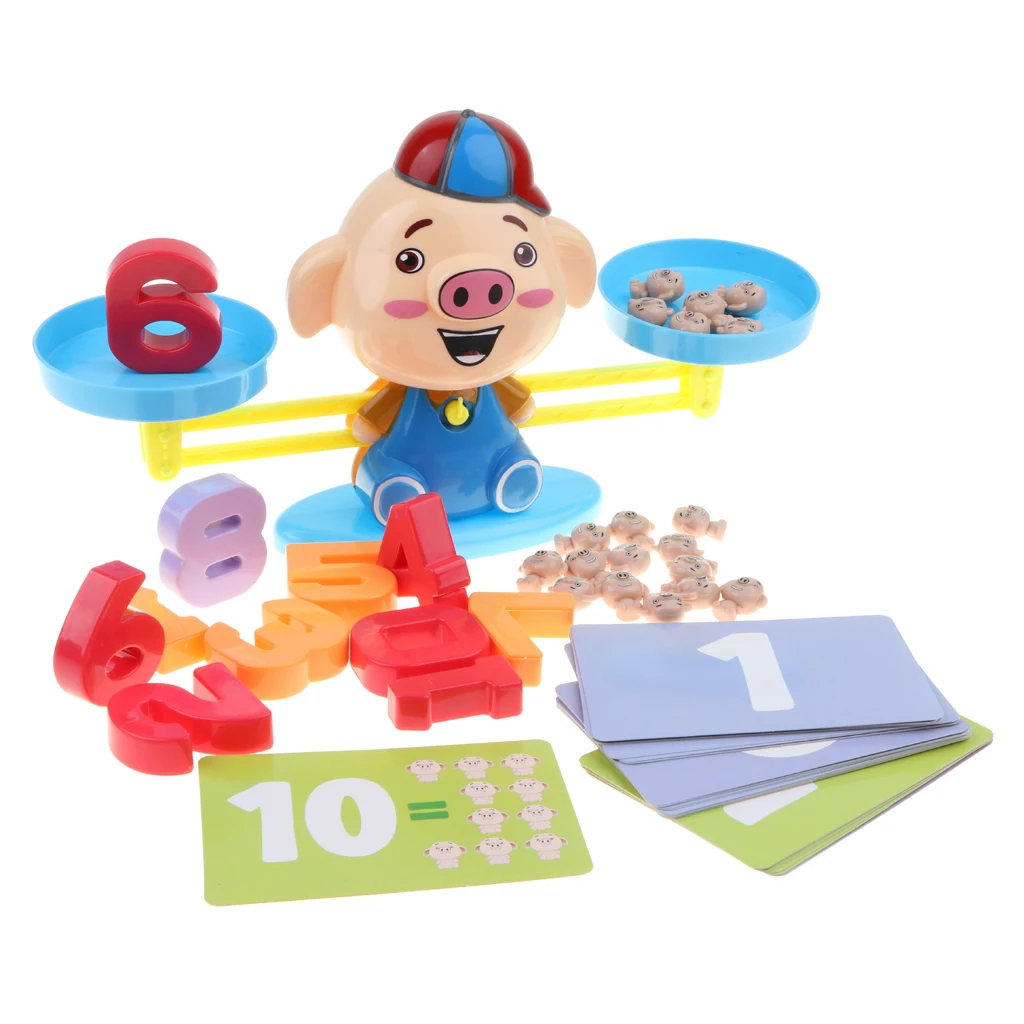 Kids Wooden Montessori Toys Balance Game / Math Game Educational Toy 1