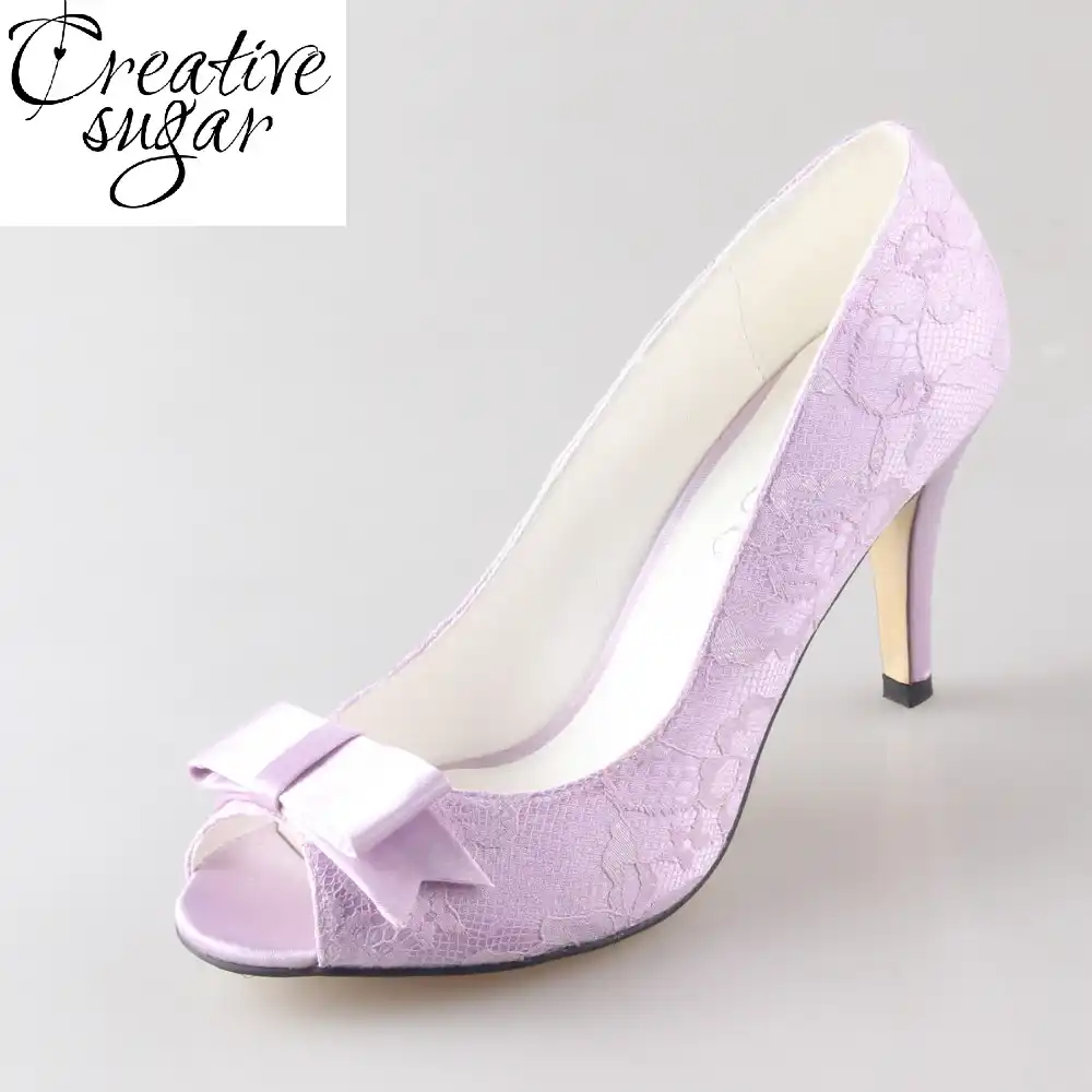 light purple pumps