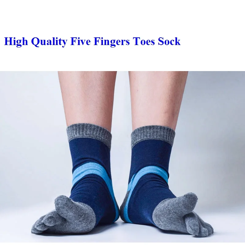 Newest Men Five Fingers Toes Socks Anti athlete's Foot Health Care Massage of Bending