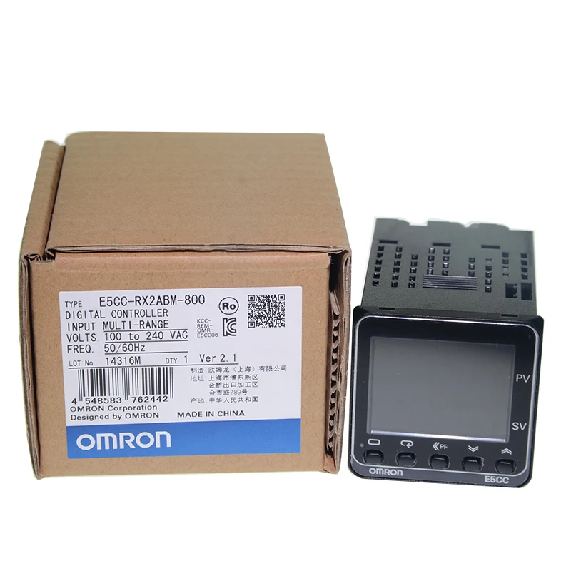 New Omron Temperature Controller E5CC-QX2ASM-880 100-240VAC 