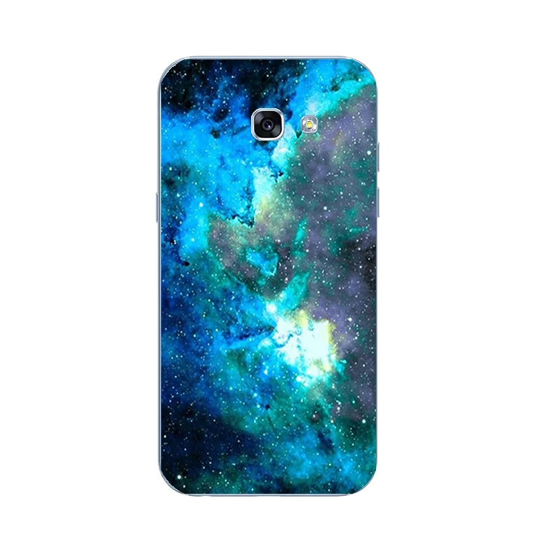 Для samsung Galaxy A7 TPU чехол для телефона для A320 A520 A720 оболочка прозрачная для A3 A5() Задняя крышка блестящая Звезда узор - Цвет: 9174 18
