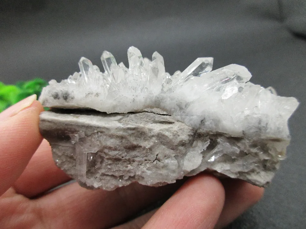 Natural White Quartz Flowers Crystal Clusters Decoration Resistant Healing Stone Feng Shui Decoration