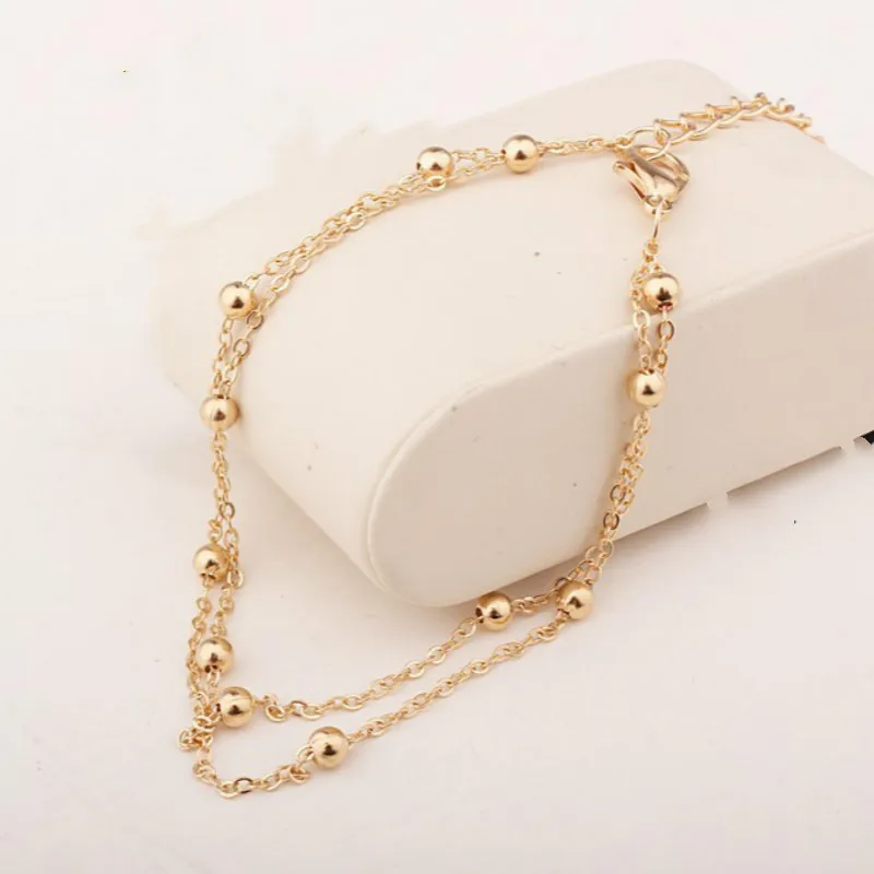 

European and American trade jewelry, gold and silver jewelry bracelet double-selling best selling season women's ankle boots ank