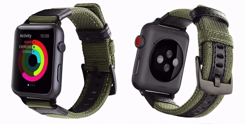 Спортивная петля ремешок для Apple Watch 4 5 iWatch 40 мм 44 мм ремешок для браслета тканый нейлоновый ремешок+ регулируемая застежка на крючок