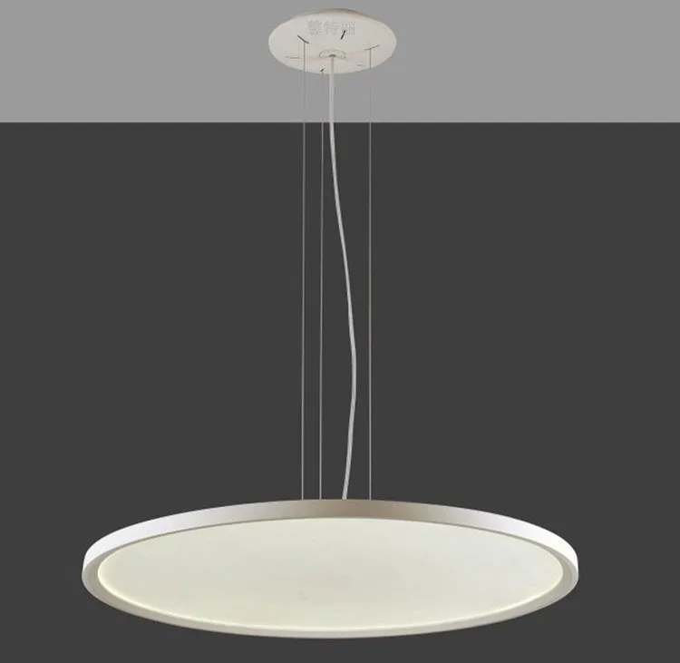 

Fashion high power LED pendant chandelier ultra-thin panel lights round metal acrly pendant lamp for living room bedroom