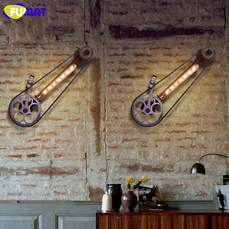 Bicycle Wheel Wall Lamps 11