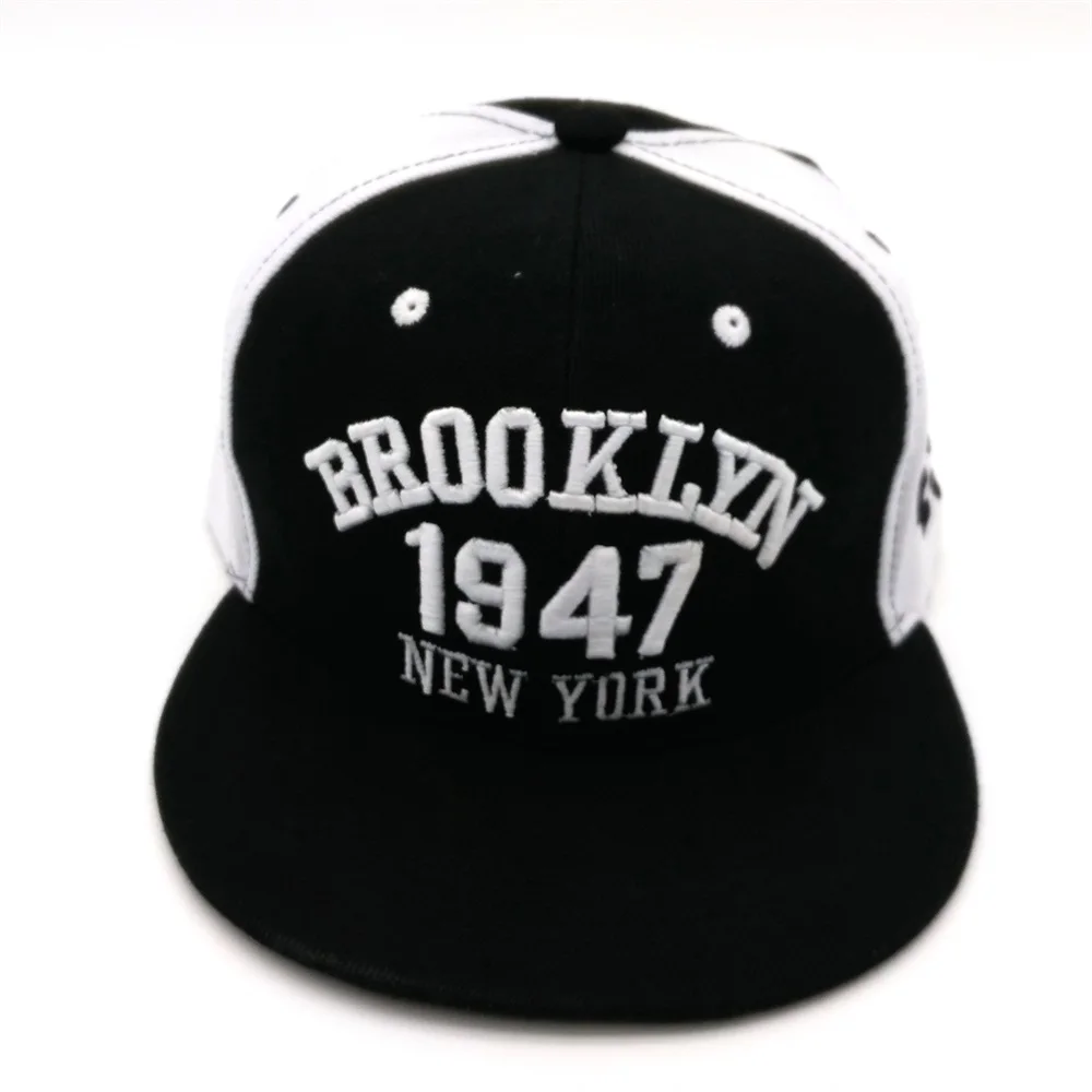 Minhui, новая мода, мужские бейсболки бейсбольные шапки, черные, белые, 1947, бруклинские буквы, вышивка, хип-хоп кепка, солнцезащитные шапки, кости для мужчин