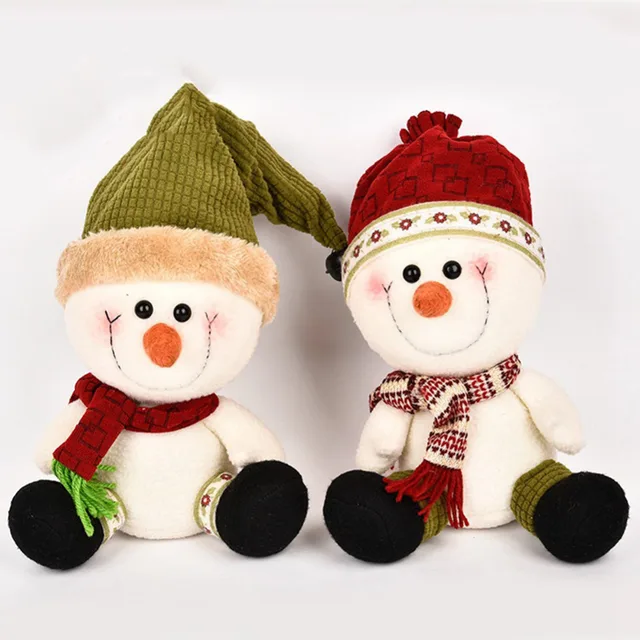 1 pc Christmas Couples Snowman plush Dolls Baby Plush Toy Cute Lovely
