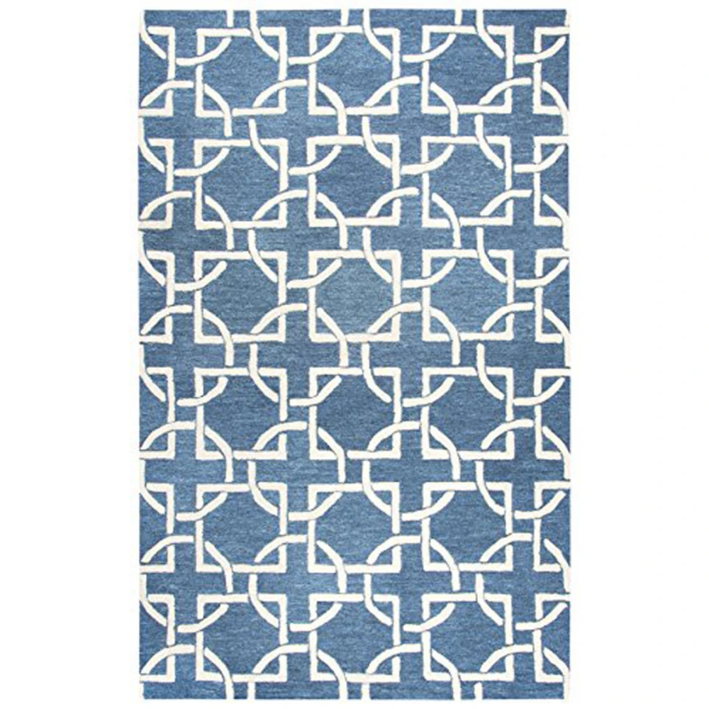 Rizzy Home ID880A Idyllic Hand-Tufted Area Rug, Blue, 8' x 10'