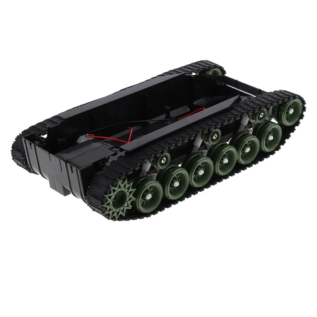

DIY Smart Robot Shock Absorber Tank Car Chassis Frame Crawler 260 Engine Parts Accessories for Arduino Science Learning Toy