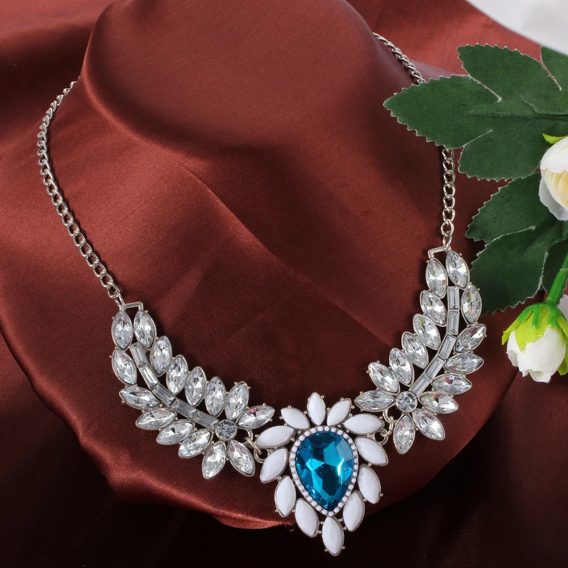 New Arrival Shinning Jewelry Charms Gem Collar Chokers Necklace
