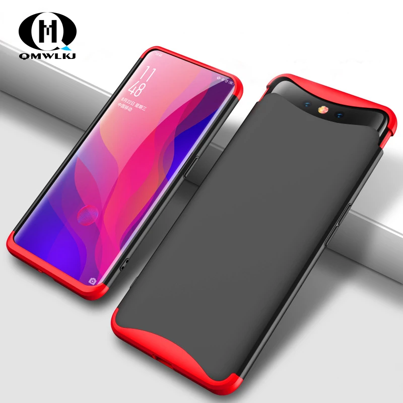 

Frosted phone case For OPPO Find X Magnetic Lift Camera Mirror Case Magnetic Phone Case Mobile Phone Accessories