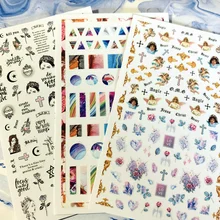 Новейшие MG-285-406-176 3d наклейки для дизайна ногтей с изображением ангела императрицы кролика штамповка экспорт из Японии Дизайн Стразы украшения