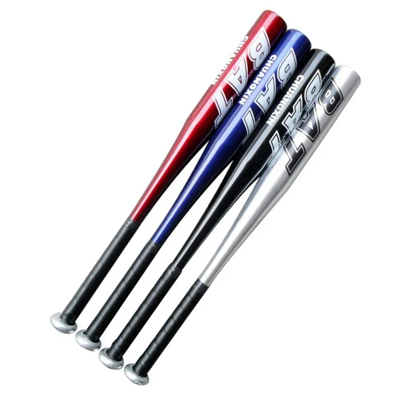 

High Strenght Training Softball Baseball Bat Stick Aluminum Baseball Bat Hard Ball 20 inch Black Silvery Blue Red taco de basebo