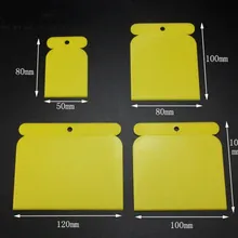 Пластиковый набор скребок 4 шт. домашний желтый пол легко чистить шпатель шпатлевка стены строительный инструмент