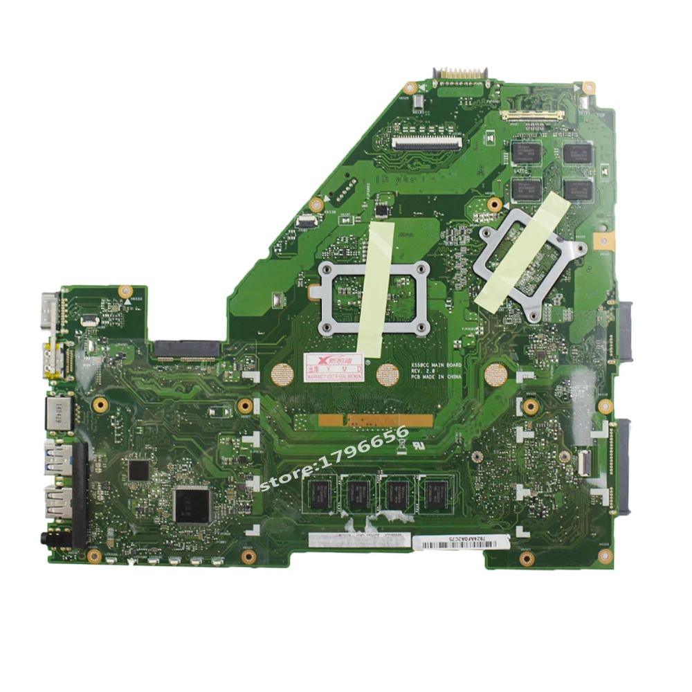  For ASUS X550C X552C X550CC R510CC DDR3 Laptop Motherboard GT 720M 2GB I3 CPU 4GB RAM HM76 X550CC R