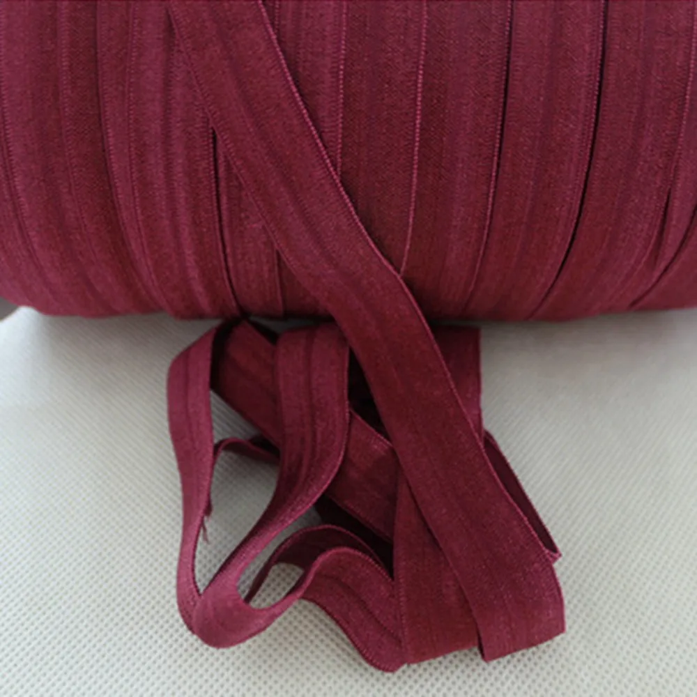 

16 мм эластичная повязка на голову для детей, аксессуары для шитья одежды, винного цвета