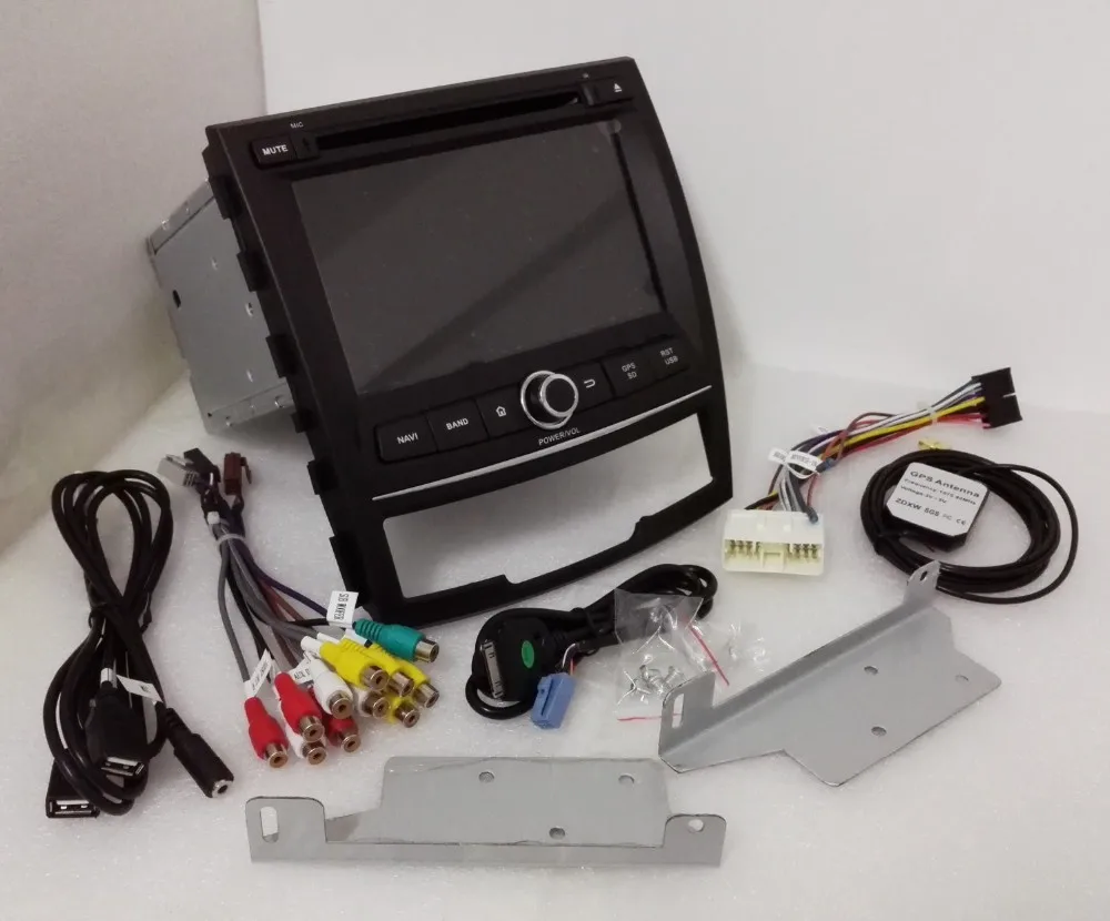 Sale DSP 4GB RAM 8-Core 7" Android 9.0 Car DVD Head Unit for SsangYong Korando 2010 2011 2012 2013 Radio GPS WIFI Bluetooth 4.2 USB 5