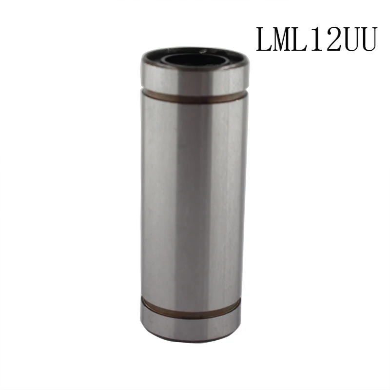 

10pcs/lot shafts Bearing LM12LUU 12mm stianless Longer Linear Ball Bearing Bushing Linear Bearings CNC 3d printer part stianless