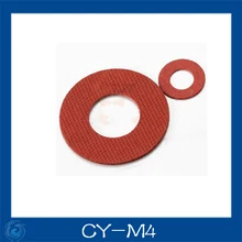 M4 красные бумажные изолирующая прокладка-быстрое зарядное устройство-бар бумажная Шайба-M2/M2.5/M3/M4/M5/M6/M8