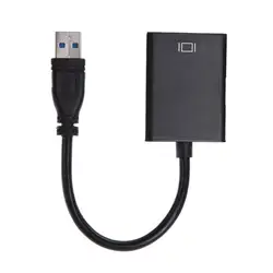 Новый USB 3.0 для HDMI Videl адаптер конвертер HD 1080 P мужчин и женщин видео кабель адаптер конвертер для ПК ноутбук HDTV
