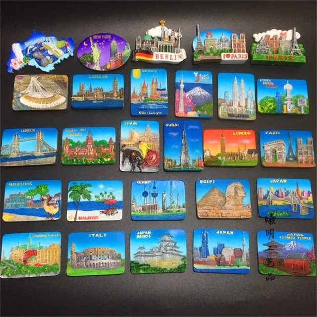 27pcs/set Malaysia Singapore America France Spain Dubai Japan Kuwait