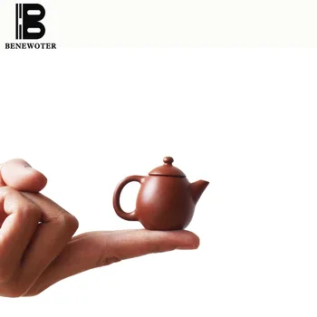 

20ML Mini Purple Clay Tea Pot Chinese Pocket Xi Shi Pot Handmade Kettle Kung Fu Tea Set Tea Pet Home Decor Miniature Ceramics