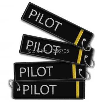 

Pilot (1bars)-keychain Embroidered Keychain