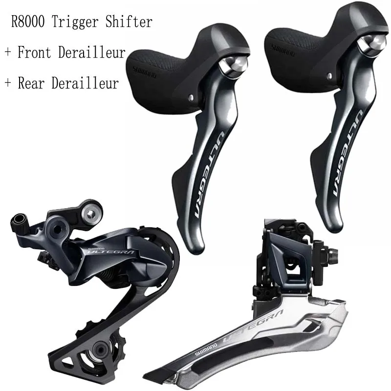 2018 Shimano ULTEGRA R8000 Trigger Shifter + Front Derailleur + Rear