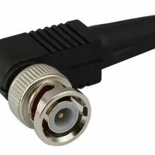 10 шт. RG59 BNC штекер контактный Solderless Прямой угол видео адаптер BNC разъем для видеонаблюдения Камера