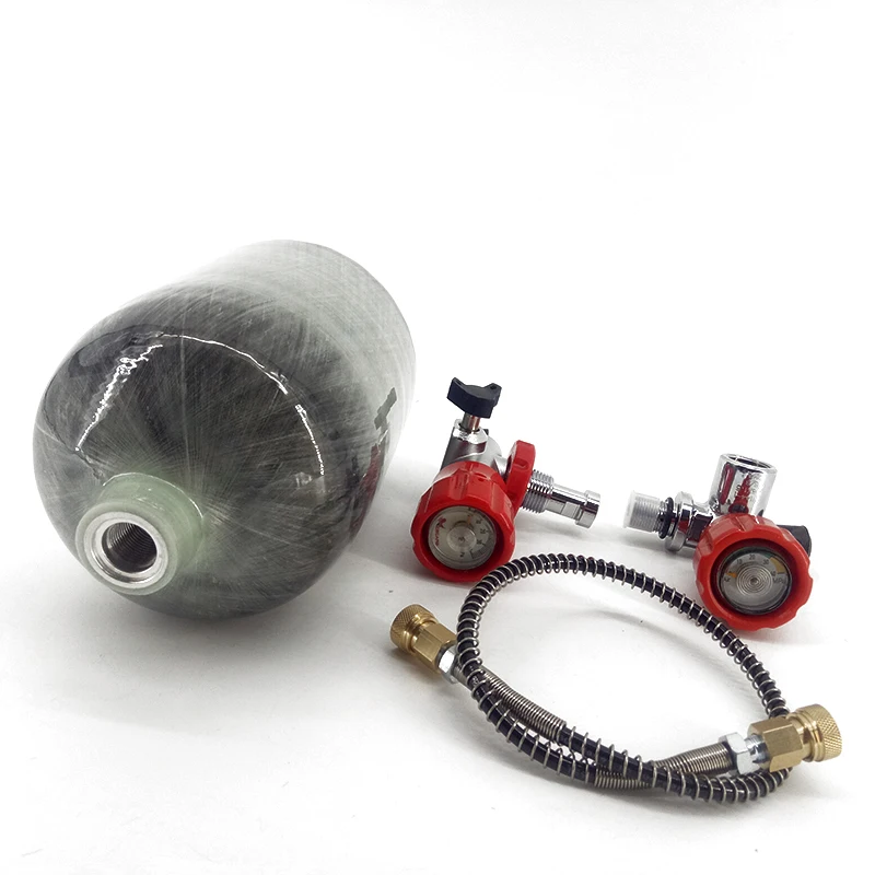 AC52011 2L Mini Scuba High Pressure Cylinder 4500Psi Cylinder 300Bar Paintball Tank Valve With Filling Station Diving Cylinder
